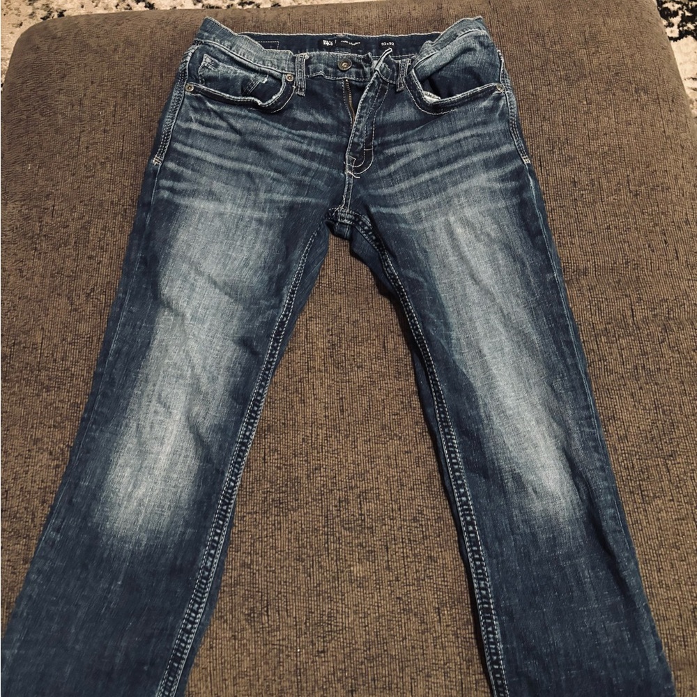 Men's Buckle Blue Jeans
